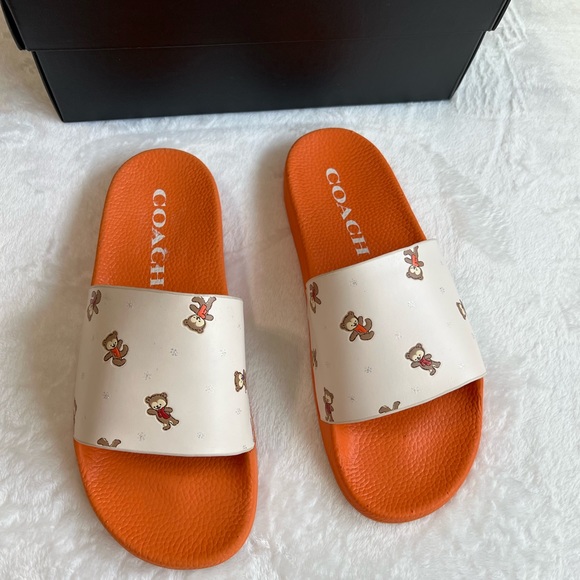 Coach Womens Udele Sport Pool Slides Sandals,NWT - Picture 4 of 12